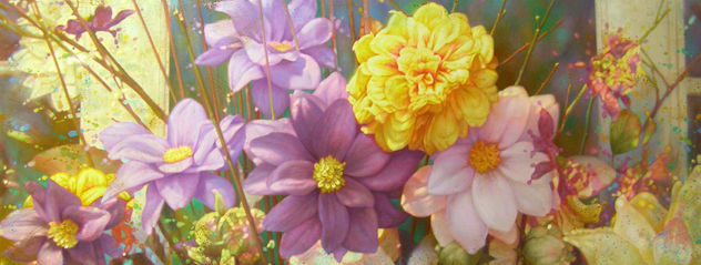 FLORES EN EXPLOSION DE COLORES