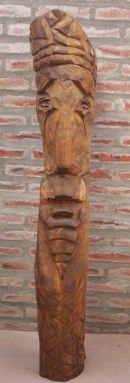 " Mi turbante de Oriente " Wood Abstract