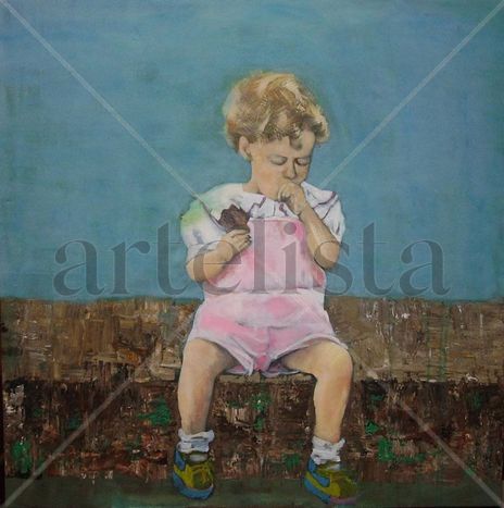 Niña comiendo helado
