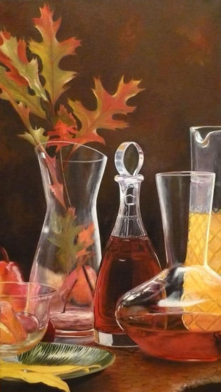 Otoño Intimo Oil Canvas Still Life Paintings