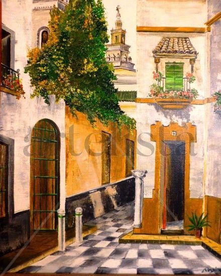 sevilla Oil Canvas Landscaping