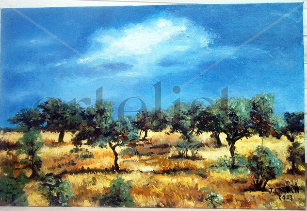 ENCINAS Oil Canvas Landscaping