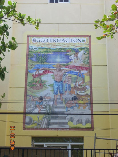 Mural Gobernación Santiago Rodríguez 