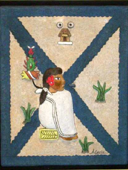 Fundador d Tenochtitlan cultura Azteca Mixta Figurativa