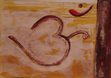 om Acrylic Canvas Landscaping