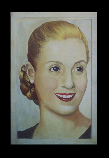 Evita Acrylic Panel Portrait