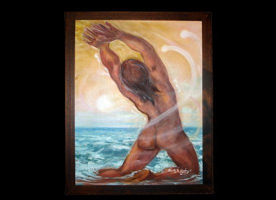 (Oh sole mio) Oil Canvas Nude Paintings