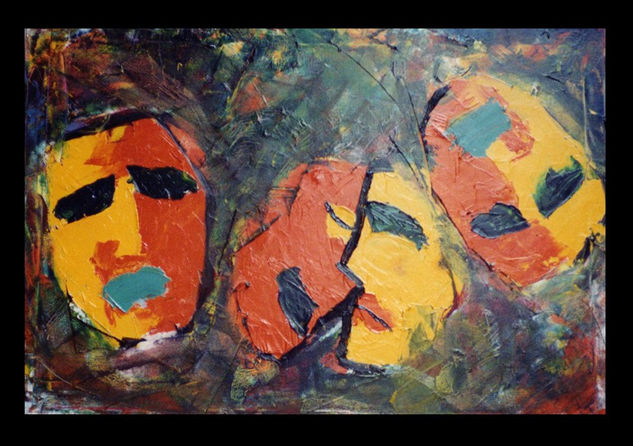 4 Máscaras Oil Canvas Others