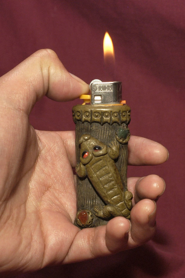 muestra de encendedor