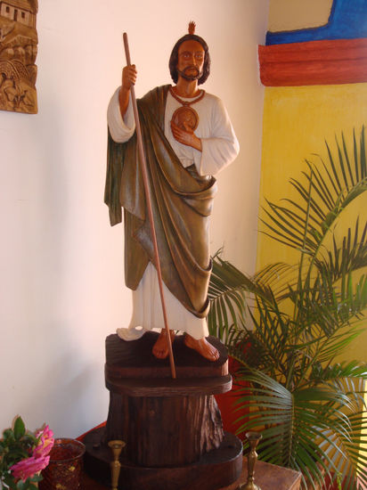 SAN JUDAS TADEO Wood Figurative