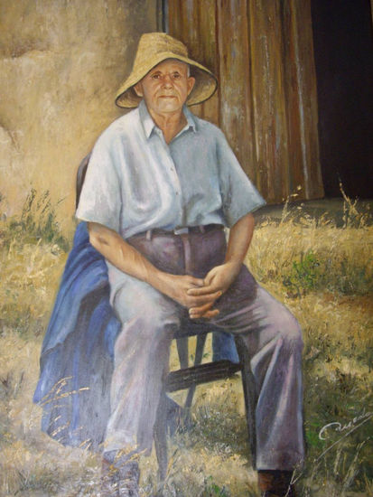 VICENTE ( retrato al oleo) Oil Canvas Portrait