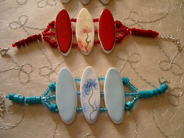 pulseras ceramica cristal