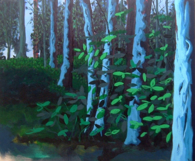 4.45 a.m. Acrylic Canvas Landscaping