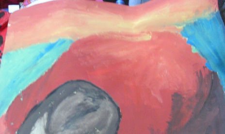 mis pinturas en casita