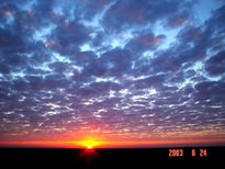 Atardecer en la Pampa