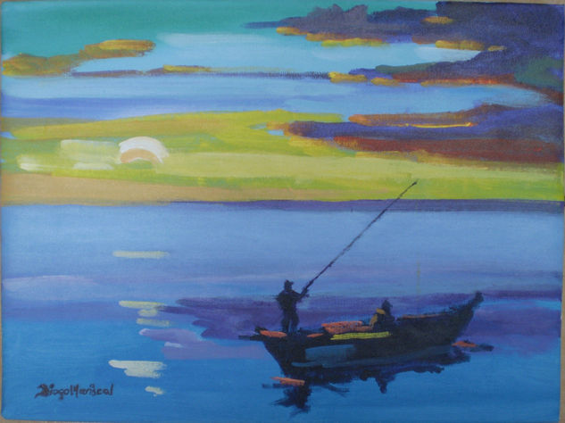 Pesca Acrylic Canvas Landscaping