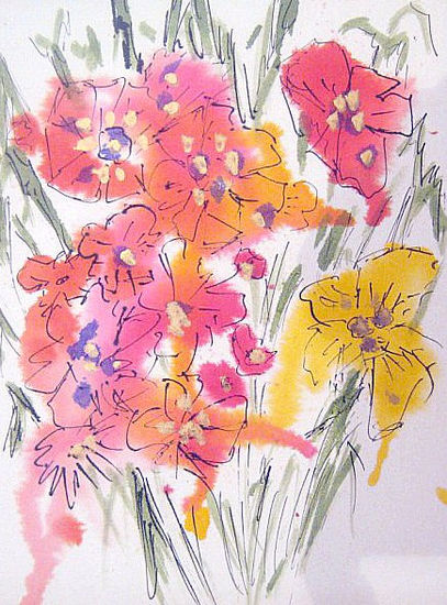 ramo Watercolour Paper Floral Painting