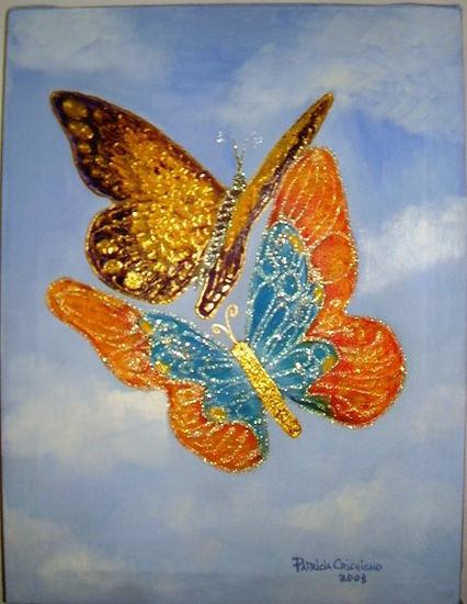 Mariposas Oil Canvas Others