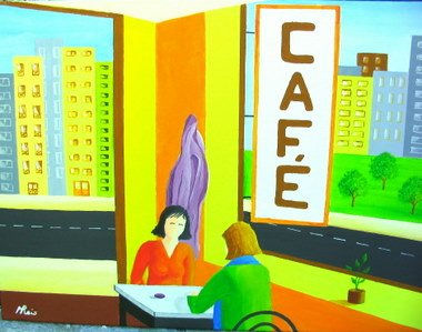 Café - Homenagem a Edward Hopper