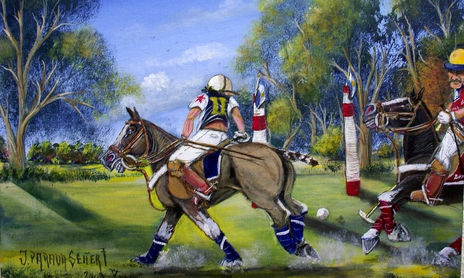 Jugando al Polo Argentino