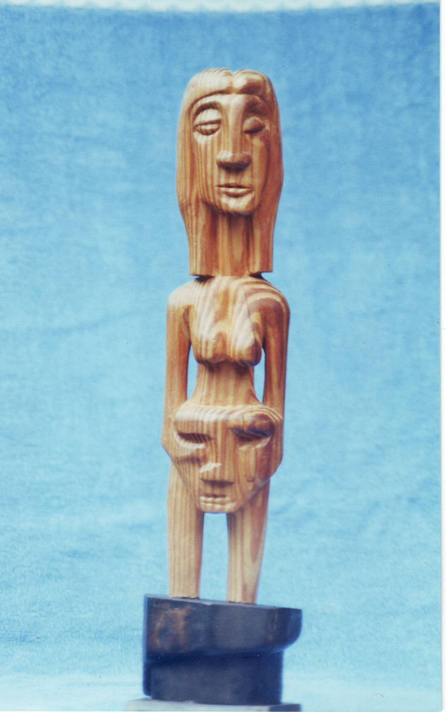 mujer y mascara