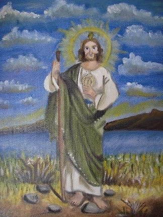 San judas tadeo Oil Canvas Figure Painting