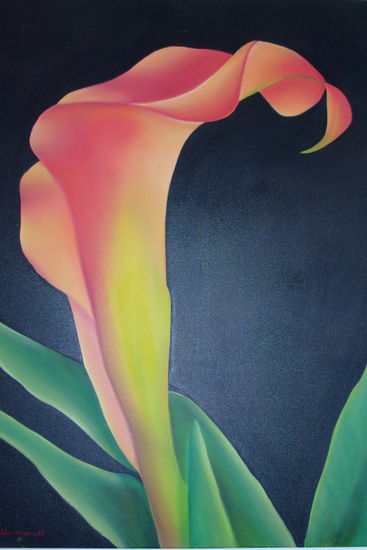 cala 3 Oil Canvas Floral Painting