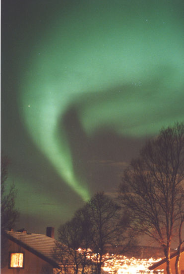 Aurora boreal 2. Óleo