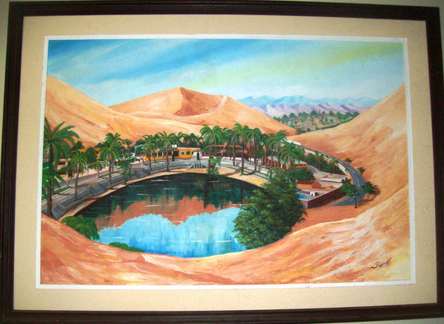 huacachina"colecc:"colores de mi region de walter ramos ICA-PERU 