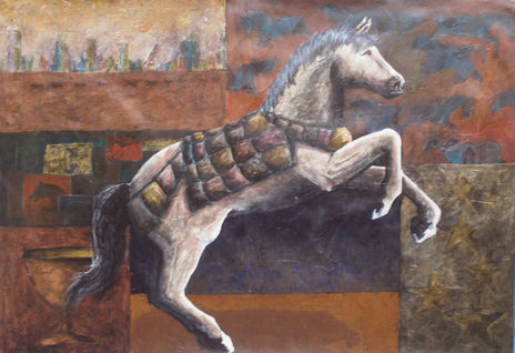 Serie parada de galope