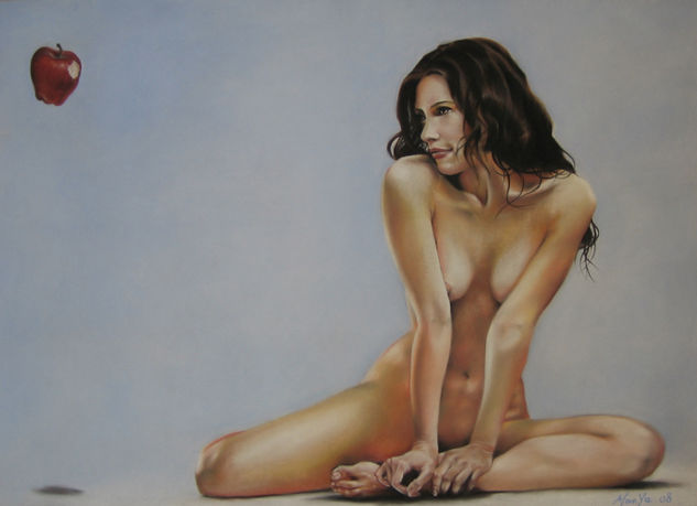 Anzuelo Pastel Paper Nude Paintings