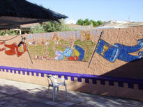 Mural en terraza