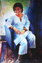 Retrato de la Sra Mª Dolors Peña