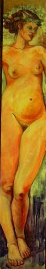 Talía Oil Panel Nude Paintings