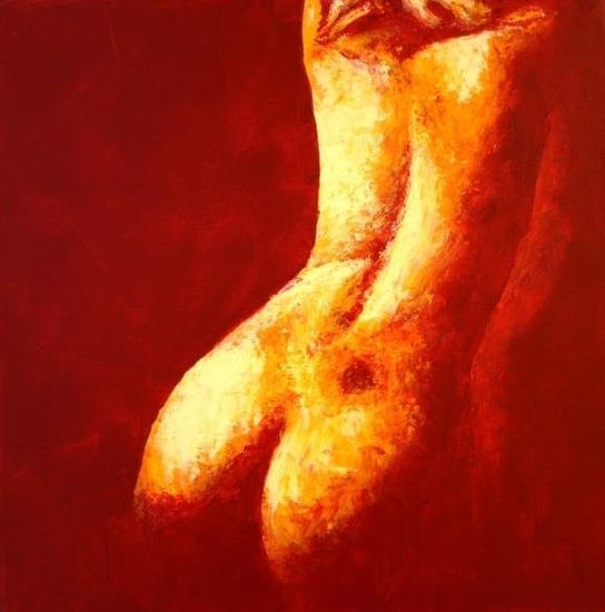 NUDE Acrílico Lienzo Desnudos