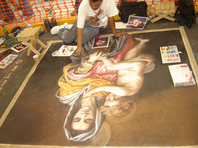 Reproduccion de virgen de las arpias