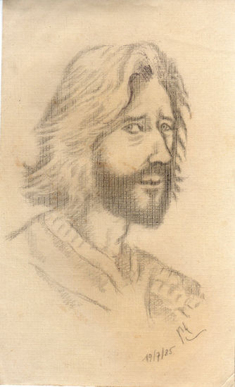 Autorretrato "el guiño" (boceto) 