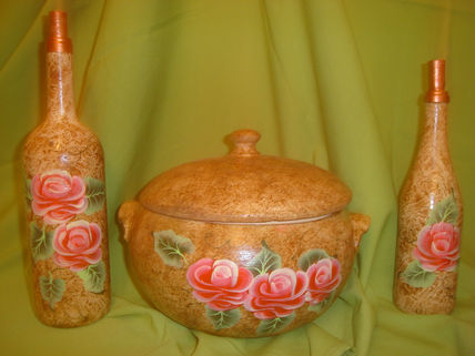 Botellas y Caldero