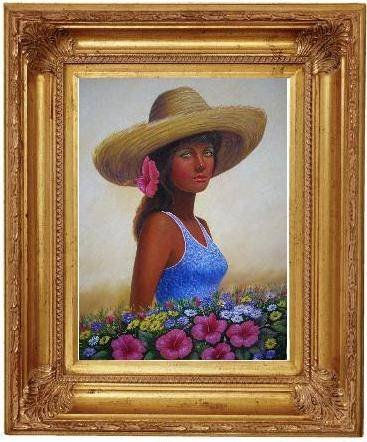 india dominicana en el jardin 2