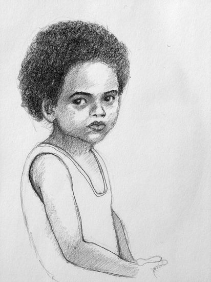 Niño desplazado Graphite