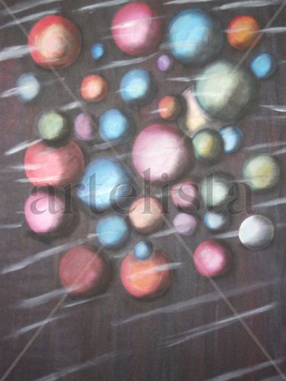 Estrellas Acrylic Canvas Figure Painting