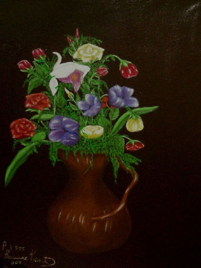 fiori Oil Canvas Floral Painting