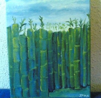 bambu Acrylic Canvas Landscaping