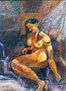 Mujer sentada