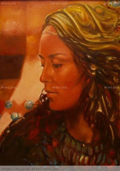 GINA Oil Canvas Portrait