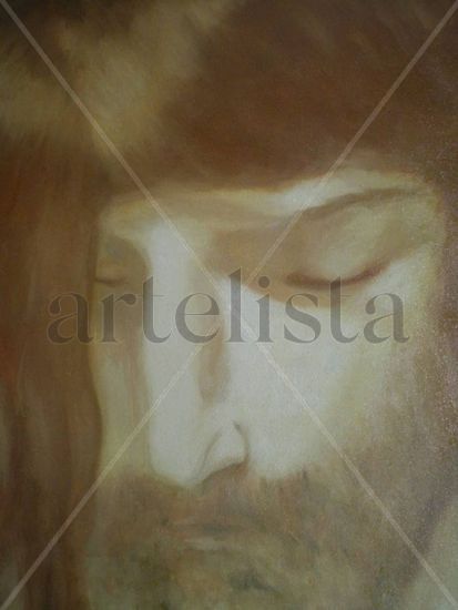 Christ Oil Canvas Portrait