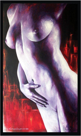 TORSO Acrylic Canvas Figure Painting