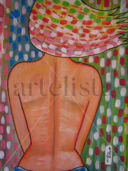 Espejo del viento Acrylic Canvas Nude Paintings