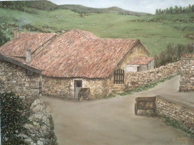 Carmona 1 (Cantabria) Óleo Lienzo Paisaje