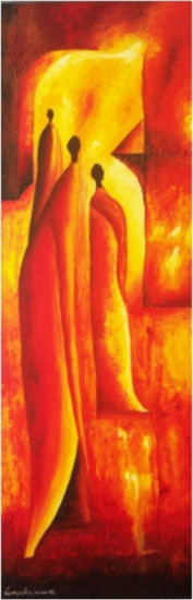 SIN TITULO Acrylic Canvas Figure Painting